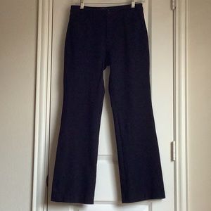 NYDJ Not Your Daughters Jeans black pants flat front Womens size 4